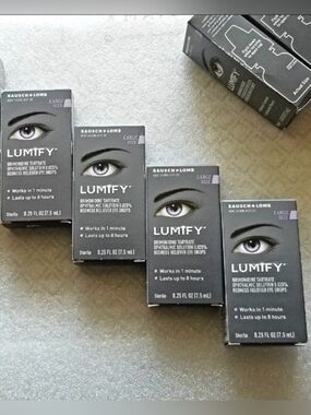 LUMIFY EYE DROPS x 4 LARGE .25oz 12/2027